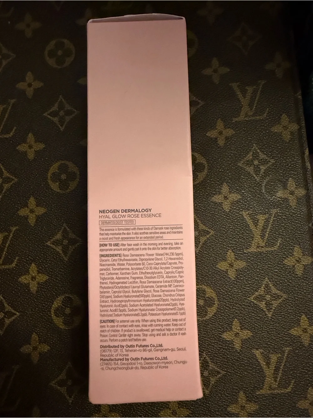 NEOGEN DERMALOGY Hyal Glow Rose Essence NEW